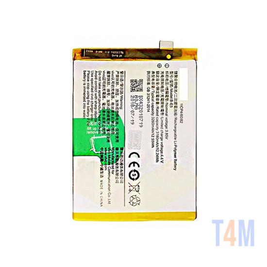 Bateria Vivo Y81/Y85 B-E5 3.85V 3180mAh 12.24Wh Li-Polymer